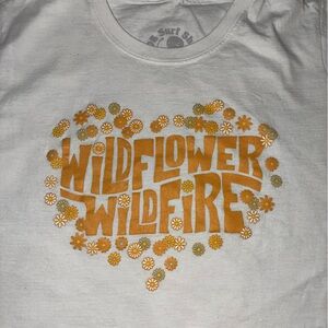 Lana Del Rey Surf Shop Pop Up Wildflower Wildfire Crop Top NWT Medium